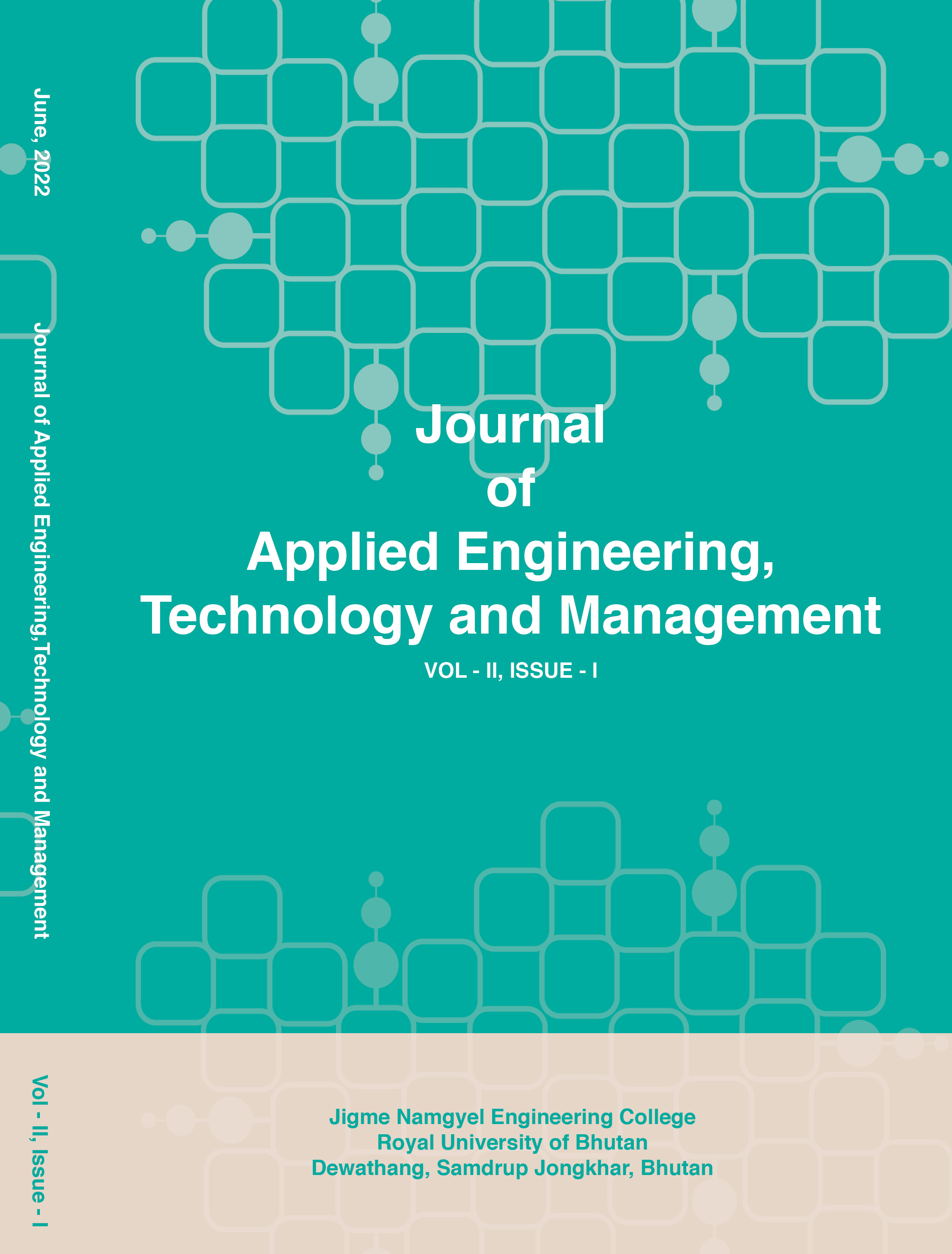 Journal of Applied Engineering Technology and Management, Vol - II, Issue -I